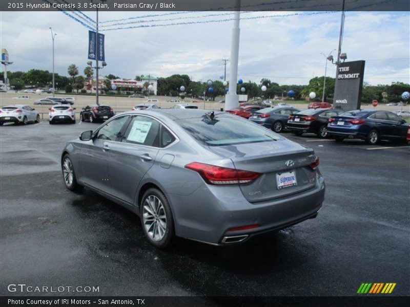 Parisian Gray / Black 2015 Hyundai Genesis 3.8 Sedan