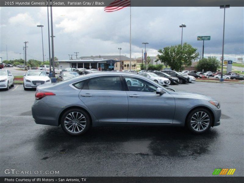 Parisian Gray / Black 2015 Hyundai Genesis 3.8 Sedan