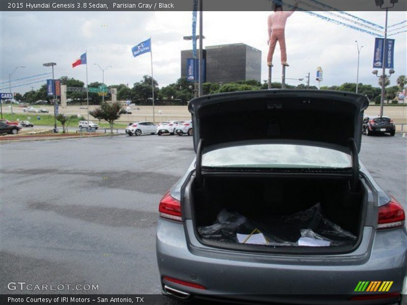 Parisian Gray / Black 2015 Hyundai Genesis 3.8 Sedan