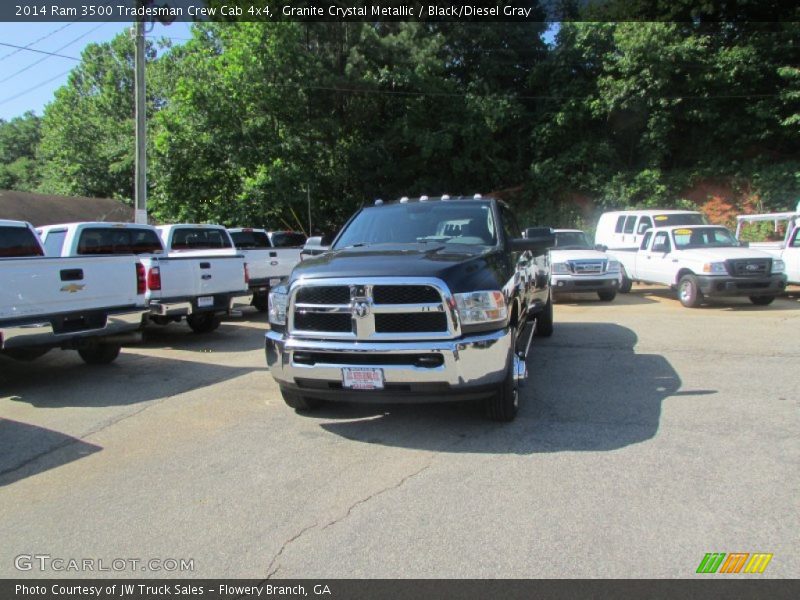 Granite Crystal Metallic / Black/Diesel Gray 2014 Ram 3500 Tradesman Crew Cab 4x4