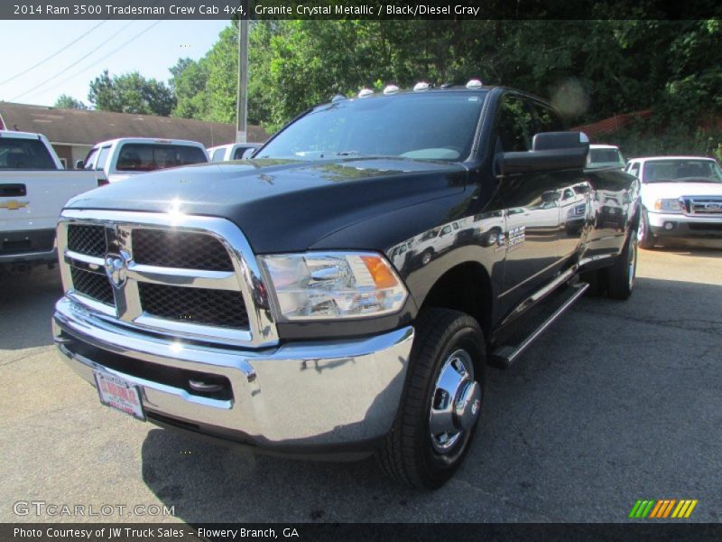 Granite Crystal Metallic / Black/Diesel Gray 2014 Ram 3500 Tradesman Crew Cab 4x4