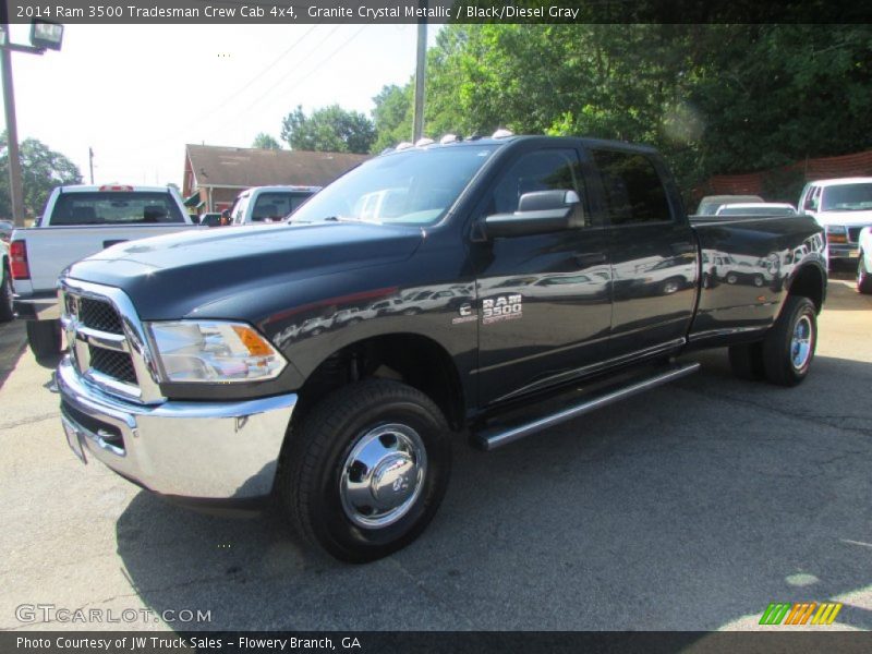 Granite Crystal Metallic / Black/Diesel Gray 2014 Ram 3500 Tradesman Crew Cab 4x4
