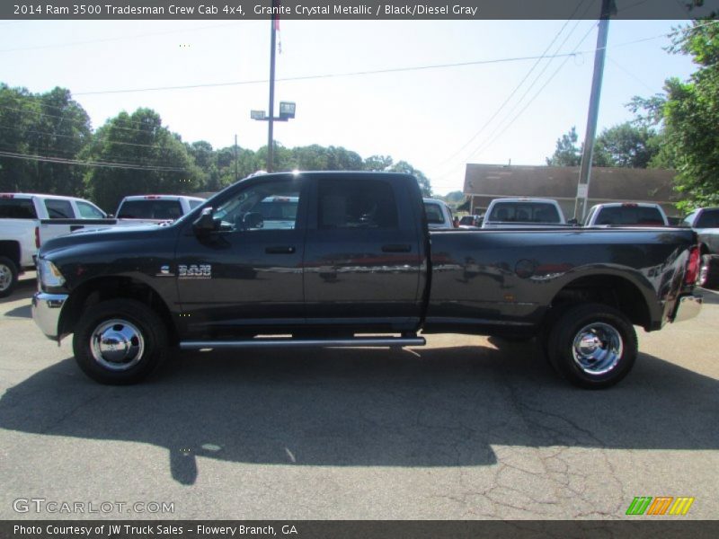 Granite Crystal Metallic / Black/Diesel Gray 2014 Ram 3500 Tradesman Crew Cab 4x4