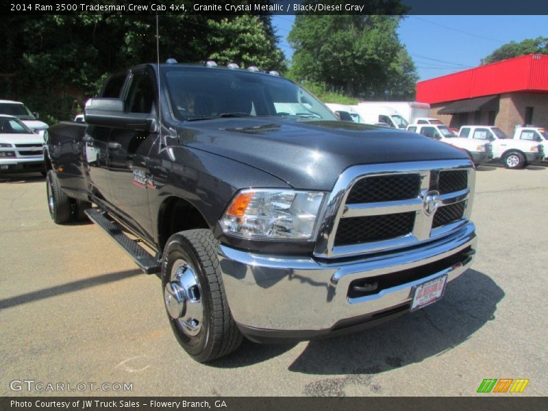 Granite Crystal Metallic / Black/Diesel Gray 2014 Ram 3500 Tradesman Crew Cab 4x4