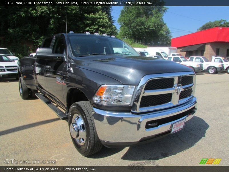 Granite Crystal Metallic / Black/Diesel Gray 2014 Ram 3500 Tradesman Crew Cab 4x4