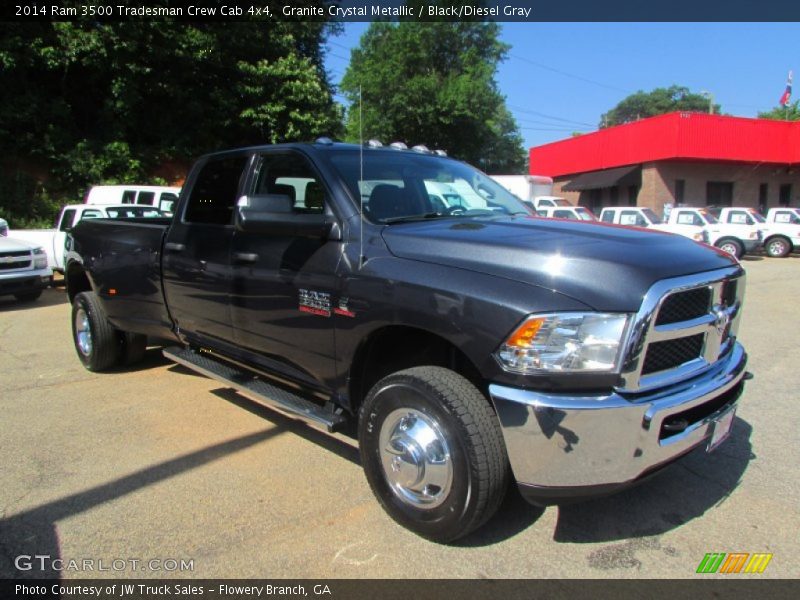 Granite Crystal Metallic / Black/Diesel Gray 2014 Ram 3500 Tradesman Crew Cab 4x4