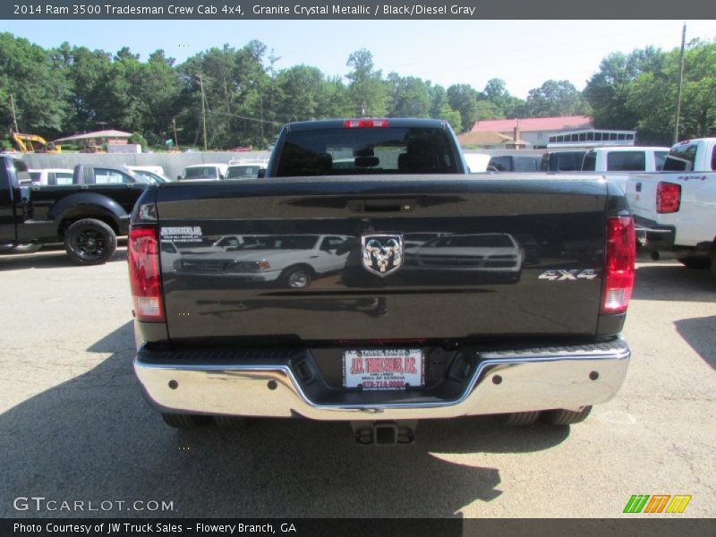 Granite Crystal Metallic / Black/Diesel Gray 2014 Ram 3500 Tradesman Crew Cab 4x4