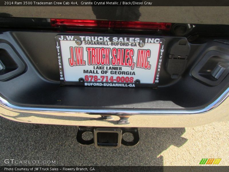Granite Crystal Metallic / Black/Diesel Gray 2014 Ram 3500 Tradesman Crew Cab 4x4