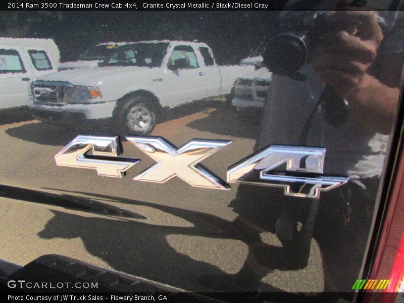 Granite Crystal Metallic / Black/Diesel Gray 2014 Ram 3500 Tradesman Crew Cab 4x4