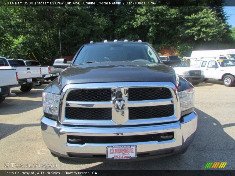 Granite Crystal Metallic / Black/Diesel Gray 2014 Ram 3500 Tradesman Crew Cab 4x4