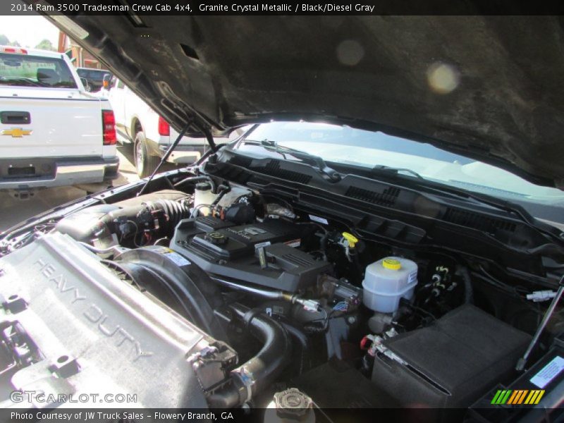 Granite Crystal Metallic / Black/Diesel Gray 2014 Ram 3500 Tradesman Crew Cab 4x4