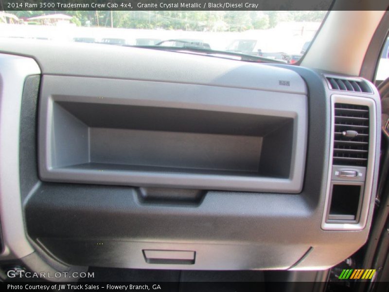 Granite Crystal Metallic / Black/Diesel Gray 2014 Ram 3500 Tradesman Crew Cab 4x4