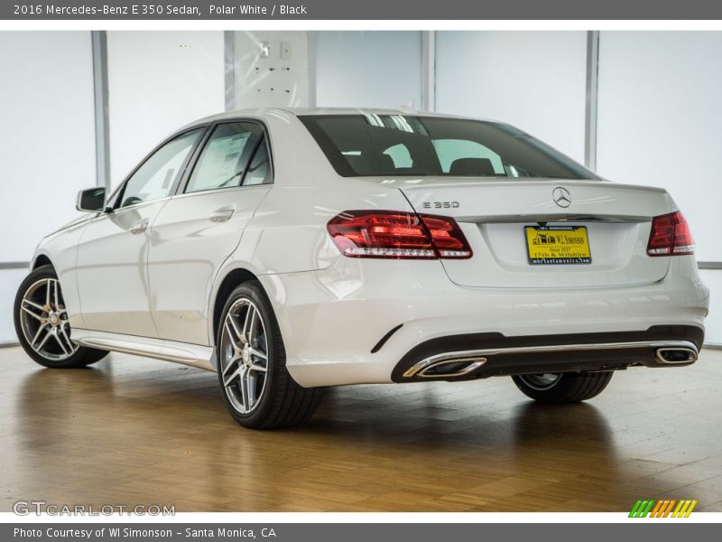 Polar White / Black 2016 Mercedes-Benz E 350 Sedan