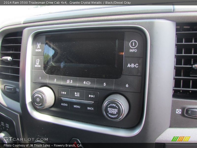 Granite Crystal Metallic / Black/Diesel Gray 2014 Ram 3500 Tradesman Crew Cab 4x4