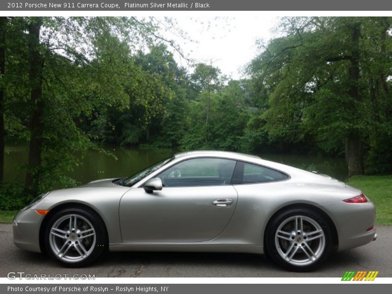  2012 New 911 Carrera Coupe Platinum Silver Metallic