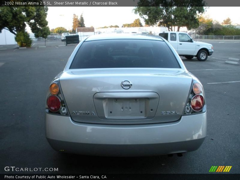 Sheer Silver Metallic / Charcoal Black 2002 Nissan Altima 2.5 SL