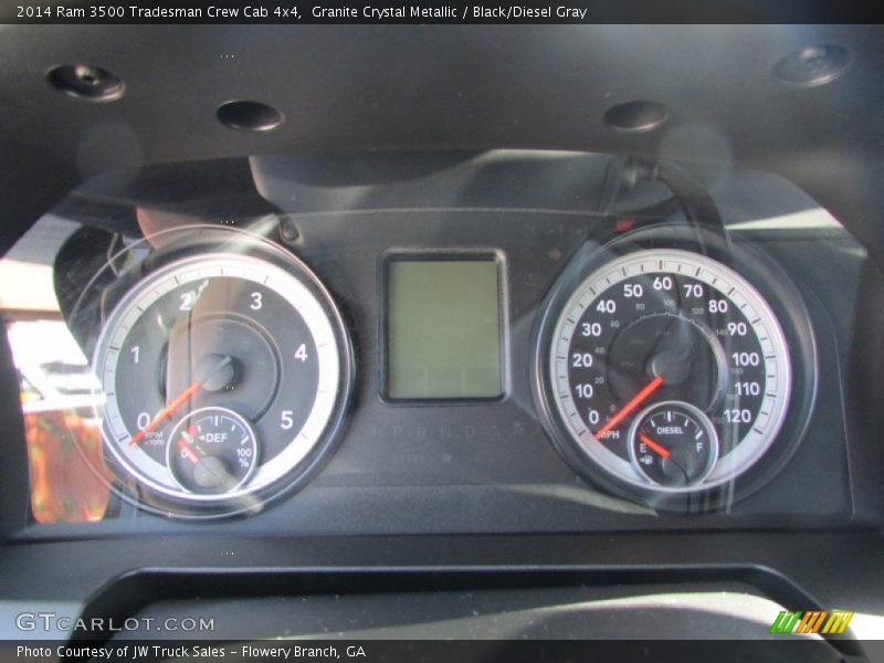 Granite Crystal Metallic / Black/Diesel Gray 2014 Ram 3500 Tradesman Crew Cab 4x4