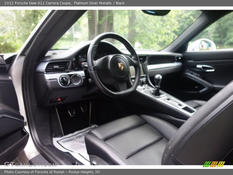 Black Interior - 2012 New 911 Carrera Coupe 