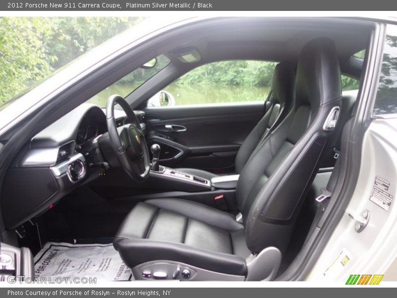 Front Seat of 2012 New 911 Carrera Coupe