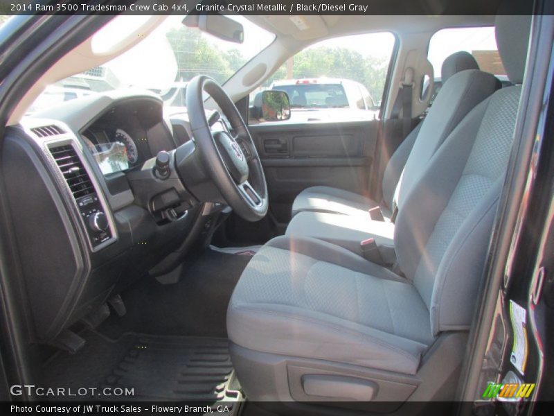 Granite Crystal Metallic / Black/Diesel Gray 2014 Ram 3500 Tradesman Crew Cab 4x4