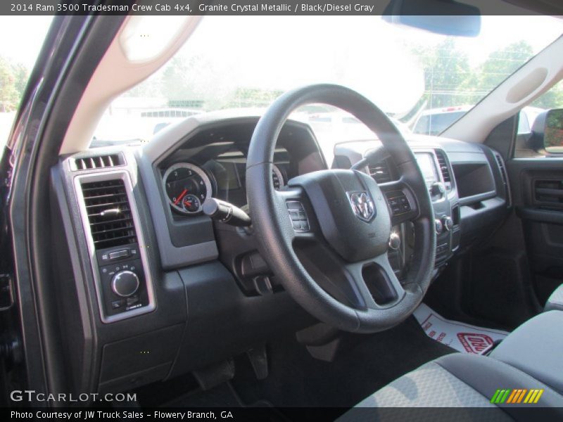 Granite Crystal Metallic / Black/Diesel Gray 2014 Ram 3500 Tradesman Crew Cab 4x4
