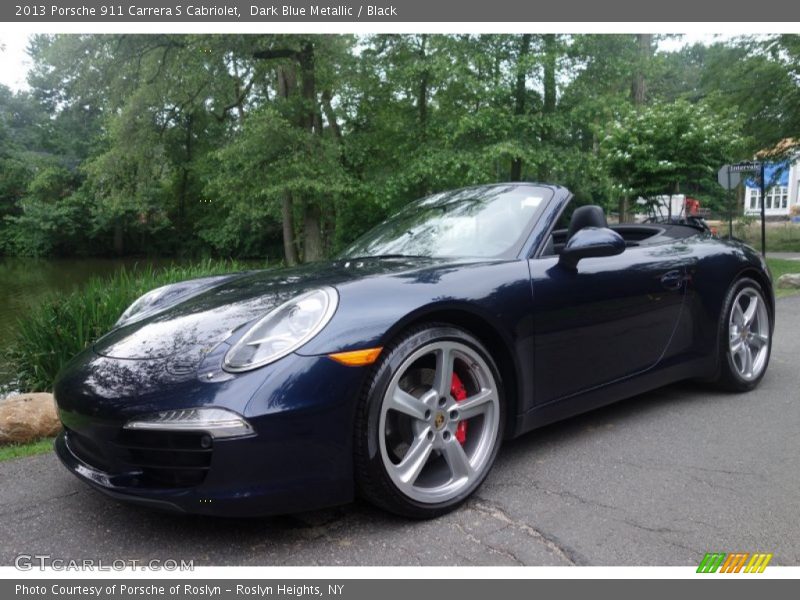 Dark Blue Metallic / Black 2013 Porsche 911 Carrera S Cabriolet