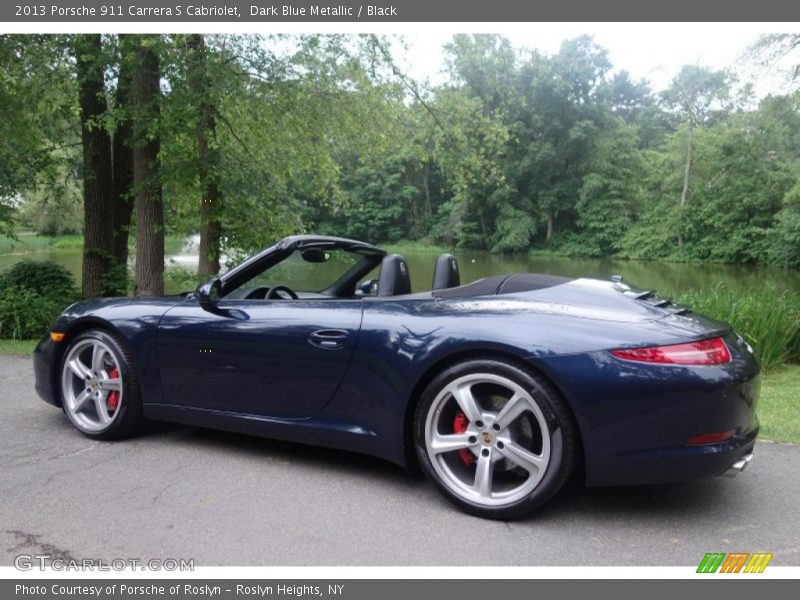 Dark Blue Metallic / Black 2013 Porsche 911 Carrera S Cabriolet