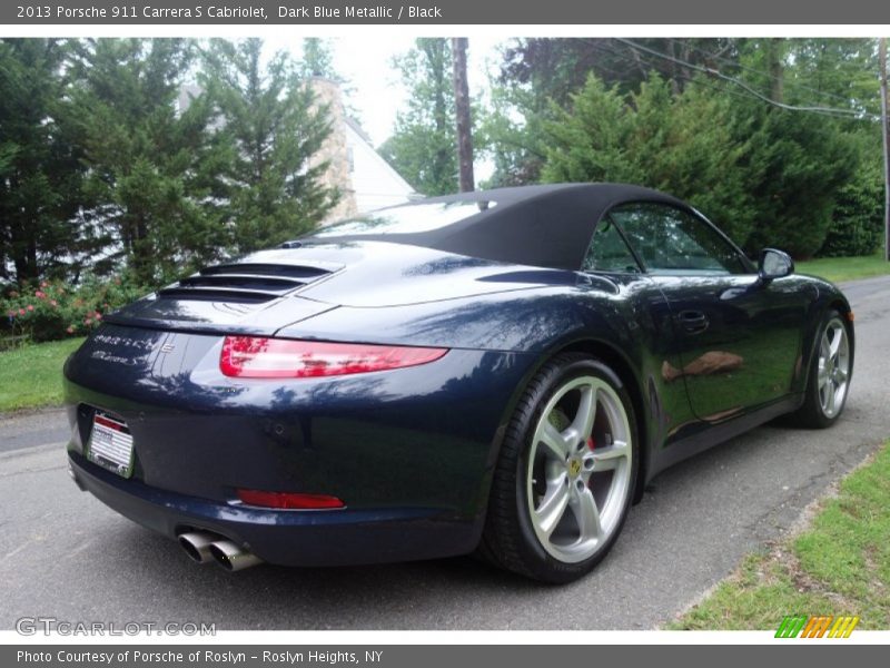 Dark Blue Metallic / Black 2013 Porsche 911 Carrera S Cabriolet