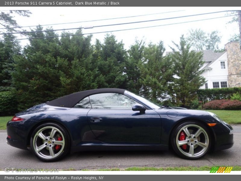 Dark Blue Metallic / Black 2013 Porsche 911 Carrera S Cabriolet