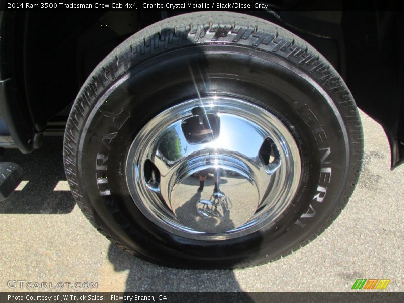 Granite Crystal Metallic / Black/Diesel Gray 2014 Ram 3500 Tradesman Crew Cab 4x4