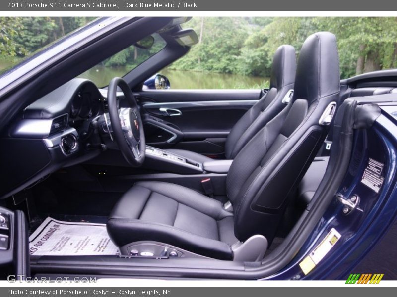 Dark Blue Metallic / Black 2013 Porsche 911 Carrera S Cabriolet