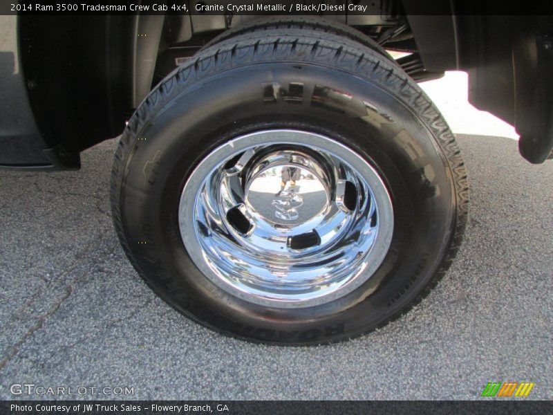 Granite Crystal Metallic / Black/Diesel Gray 2014 Ram 3500 Tradesman Crew Cab 4x4