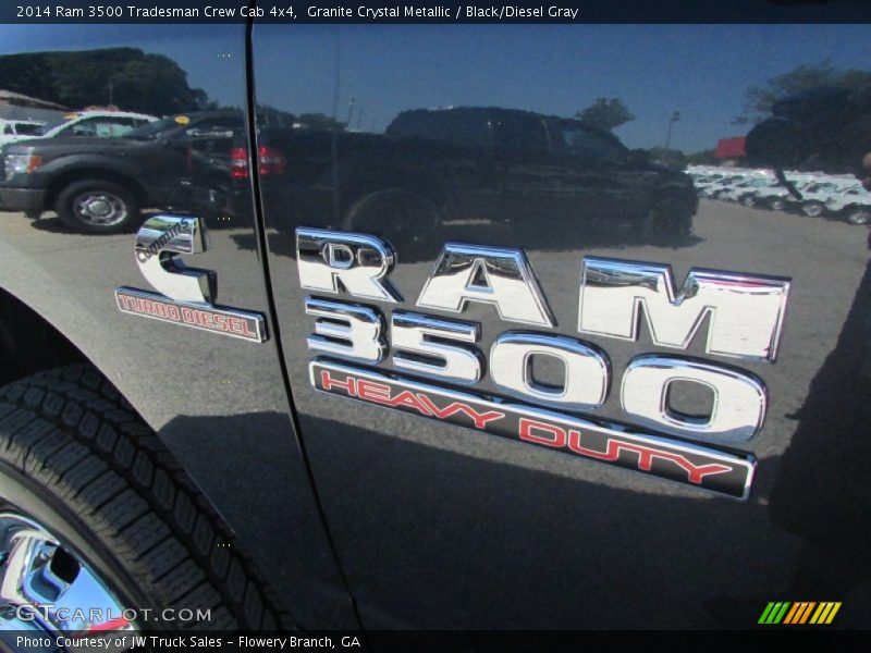 Granite Crystal Metallic / Black/Diesel Gray 2014 Ram 3500 Tradesman Crew Cab 4x4