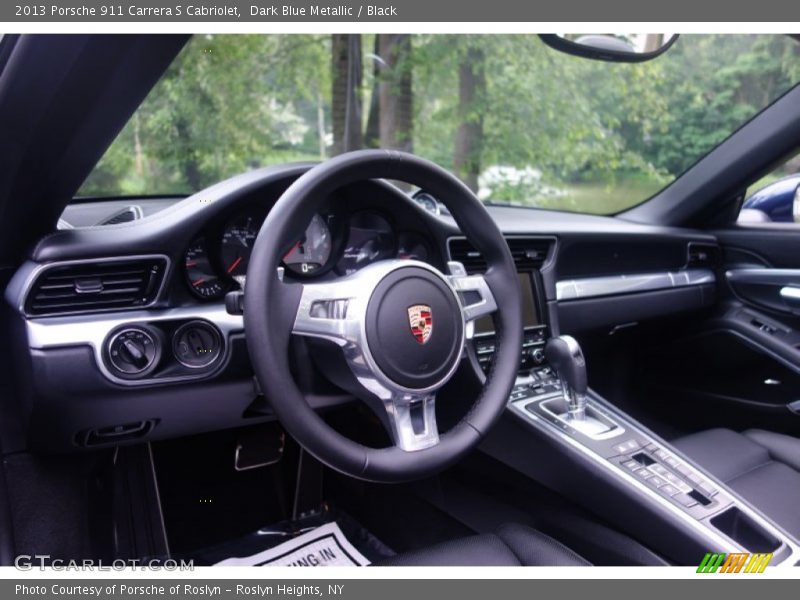 Dark Blue Metallic / Black 2013 Porsche 911 Carrera S Cabriolet
