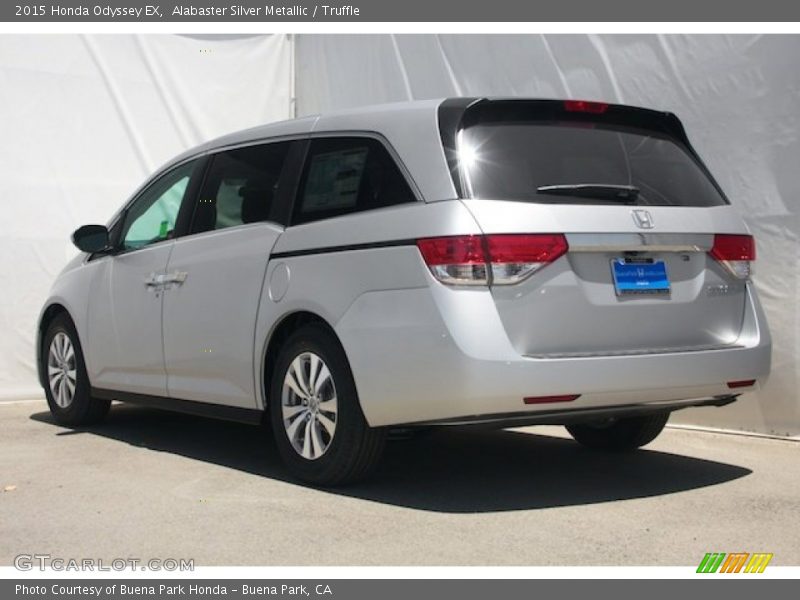 Alabaster Silver Metallic / Truffle 2015 Honda Odyssey EX