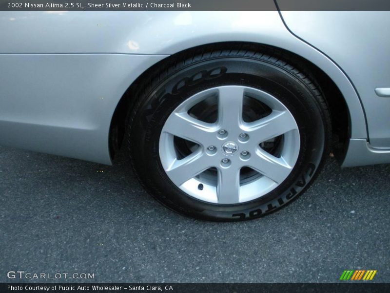 Sheer Silver Metallic / Charcoal Black 2002 Nissan Altima 2.5 SL