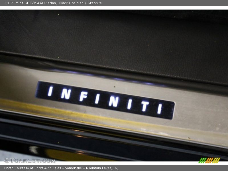 Black Obsidian / Graphite 2012 Infiniti M 37x AWD Sedan