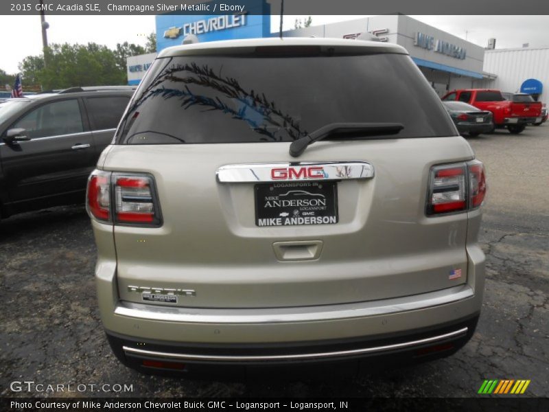 Champagne Silver Metallic / Ebony 2015 GMC Acadia SLE