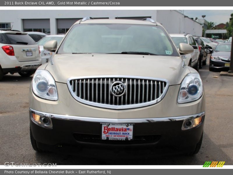 Gold Mist Metallic / Cashmere/Cocoa 2011 Buick Enclave CXL AWD