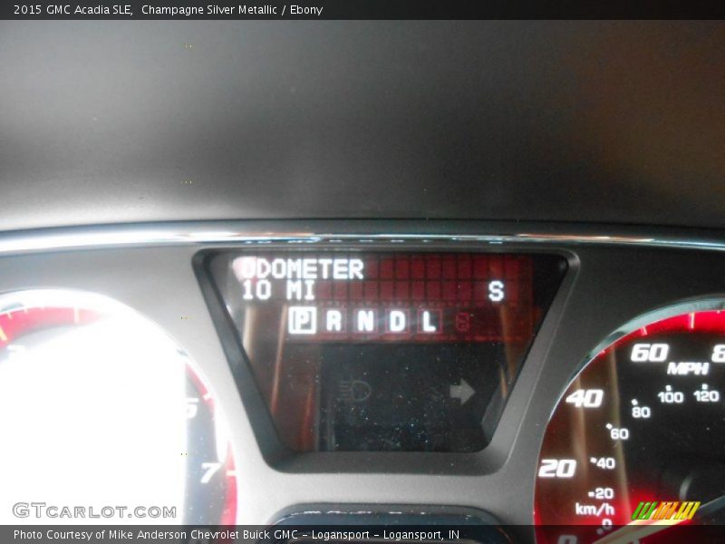 Champagne Silver Metallic / Ebony 2015 GMC Acadia SLE