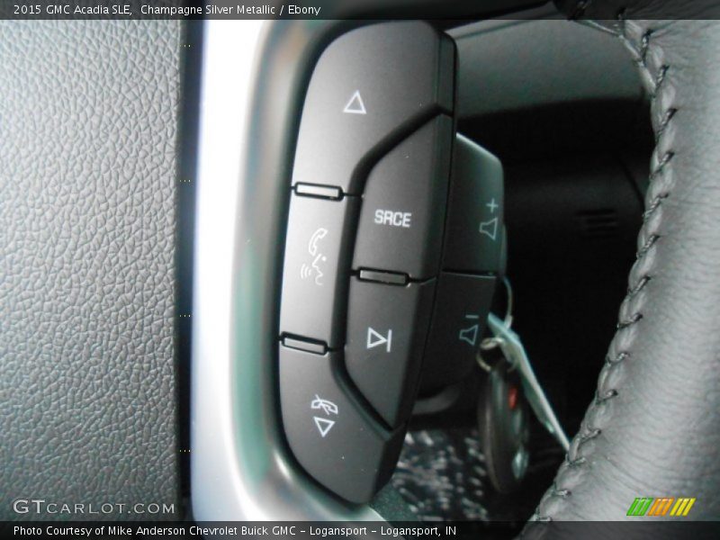 Champagne Silver Metallic / Ebony 2015 GMC Acadia SLE
