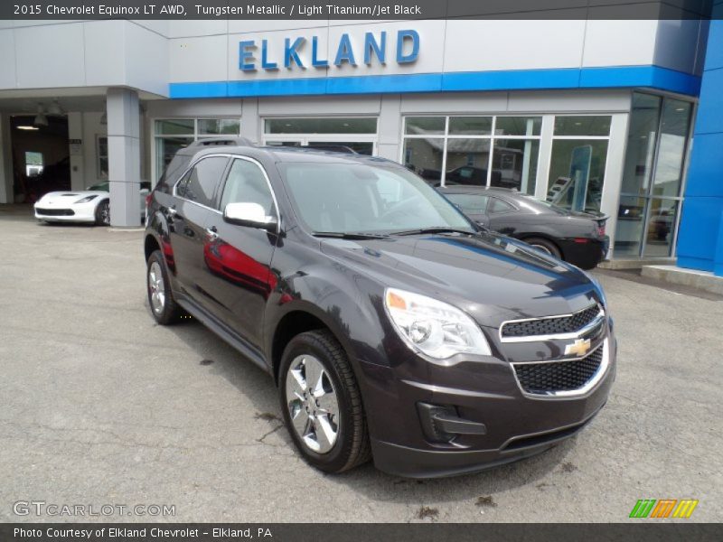 Tungsten Metallic / Light Titanium/Jet Black 2015 Chevrolet Equinox LT AWD