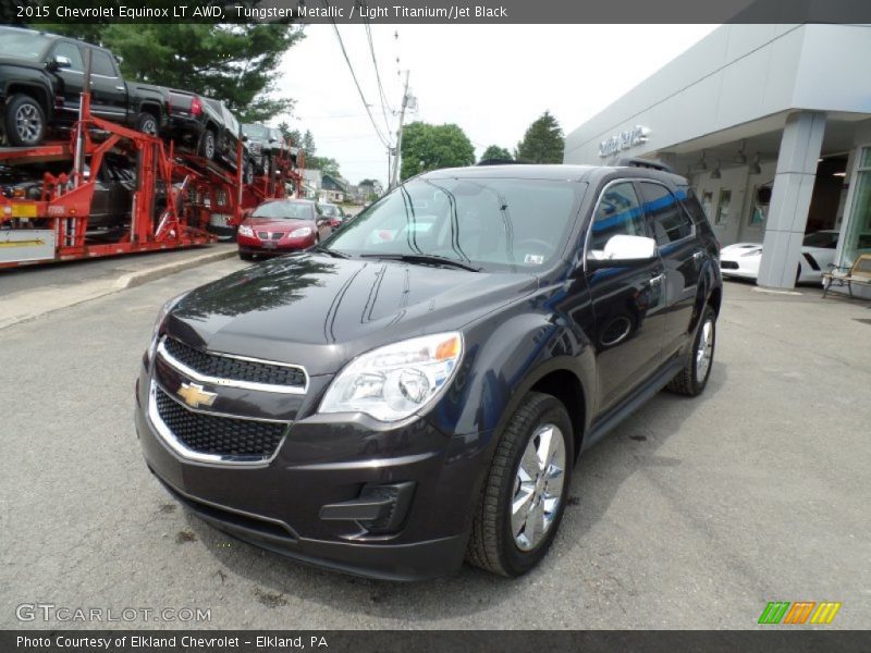 Tungsten Metallic / Light Titanium/Jet Black 2015 Chevrolet Equinox LT AWD