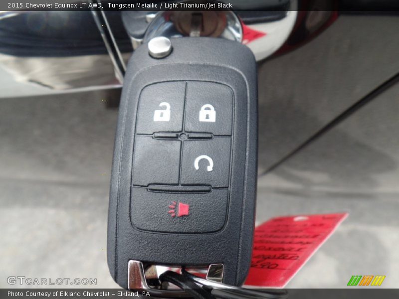 Tungsten Metallic / Light Titanium/Jet Black 2015 Chevrolet Equinox LT AWD