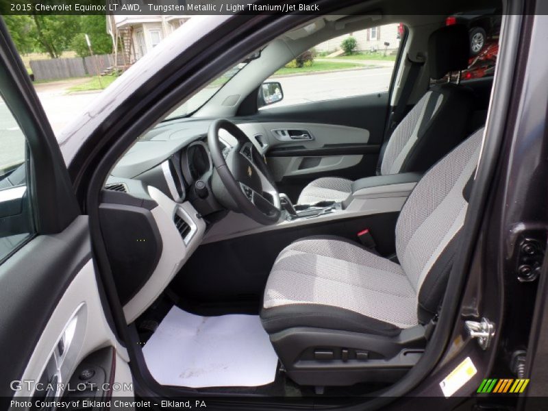 Tungsten Metallic / Light Titanium/Jet Black 2015 Chevrolet Equinox LT AWD