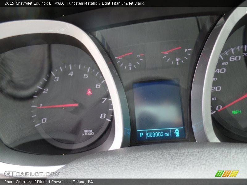 Tungsten Metallic / Light Titanium/Jet Black 2015 Chevrolet Equinox LT AWD