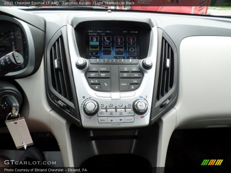 Tungsten Metallic / Light Titanium/Jet Black 2015 Chevrolet Equinox LT AWD