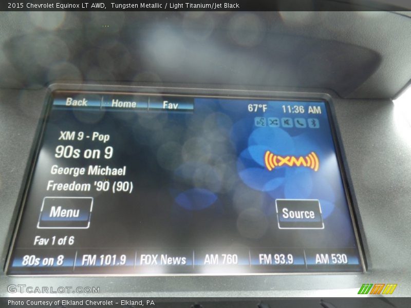 Tungsten Metallic / Light Titanium/Jet Black 2015 Chevrolet Equinox LT AWD