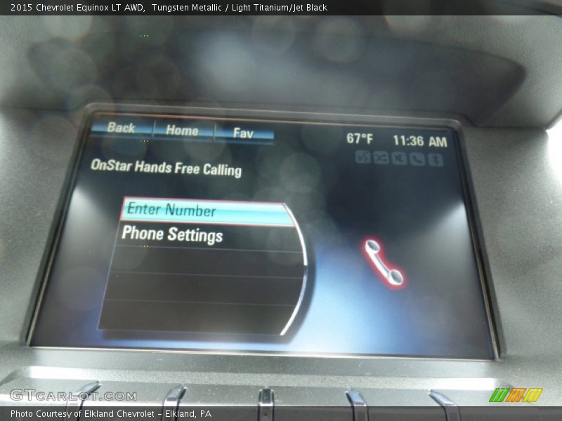 Tungsten Metallic / Light Titanium/Jet Black 2015 Chevrolet Equinox LT AWD