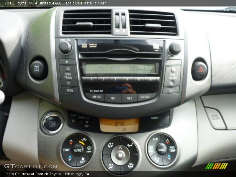 Pacific Blue Metallic / Ash 2011 Toyota RAV4 Limited 4WD